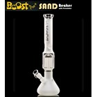 Boost Sand Beaker with Percolator Glass Bong